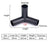 I.D 8/12/16/19mm Black Plastic Pipe Connector DIY Shelf Water Tube Joint Tent Fixed Connector Tee Four Way Elbow Straight Joint - Lootquake