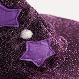 Halloween Pet Costume For Cat Purple Witch Costume Fun Cat Witch Costume Small Dog Outfit Cloak And Hat Set Pet Cos Clothes