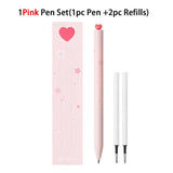 KACO Gel Pens Sets School Office Supplies for Kids 0.5mm High-capacity Heart / Star Sign Writing Gadgets Love Gift Cute Items