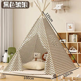 Tent for Kids Indoor Household Children Play House Wigwams Portable Folding Tipi Teepee Girl and Boy Castle Play Room Tents - Lootquake