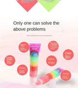 Sexy Red Lip Plumper Gloss Transparent Lip Gloss Rainbow Fruity Lip Balm Shiny Lip Tint Make up Mouth Primer Lipstick Makeup Hot