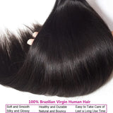 8-32 Inch Bone Straight Brazilian Remy Human Hair Weave Bundles | Natural Color 12A | 1, 3, or 4 Bundles
