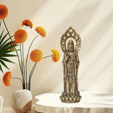 Kwan Yin Statues Buddha Figurine Craft 2.4 Inch Buddhist Avalokiteshvara Statue Chinese Feng Shui Sculpture Crafts Figurine