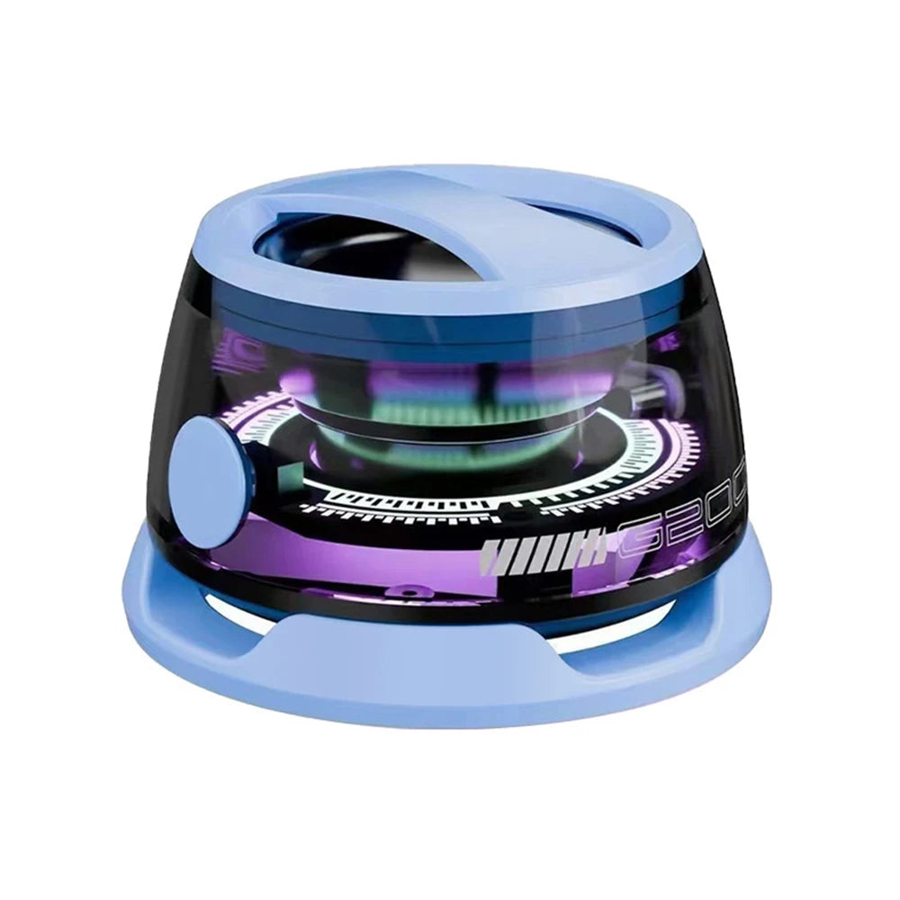 Enceinte Bluetooth portable G200, éclairage RGB, haut-parleur magnétique BT5.3, mini caisson de basses, autonomie de 7 heures, support pour téléphone