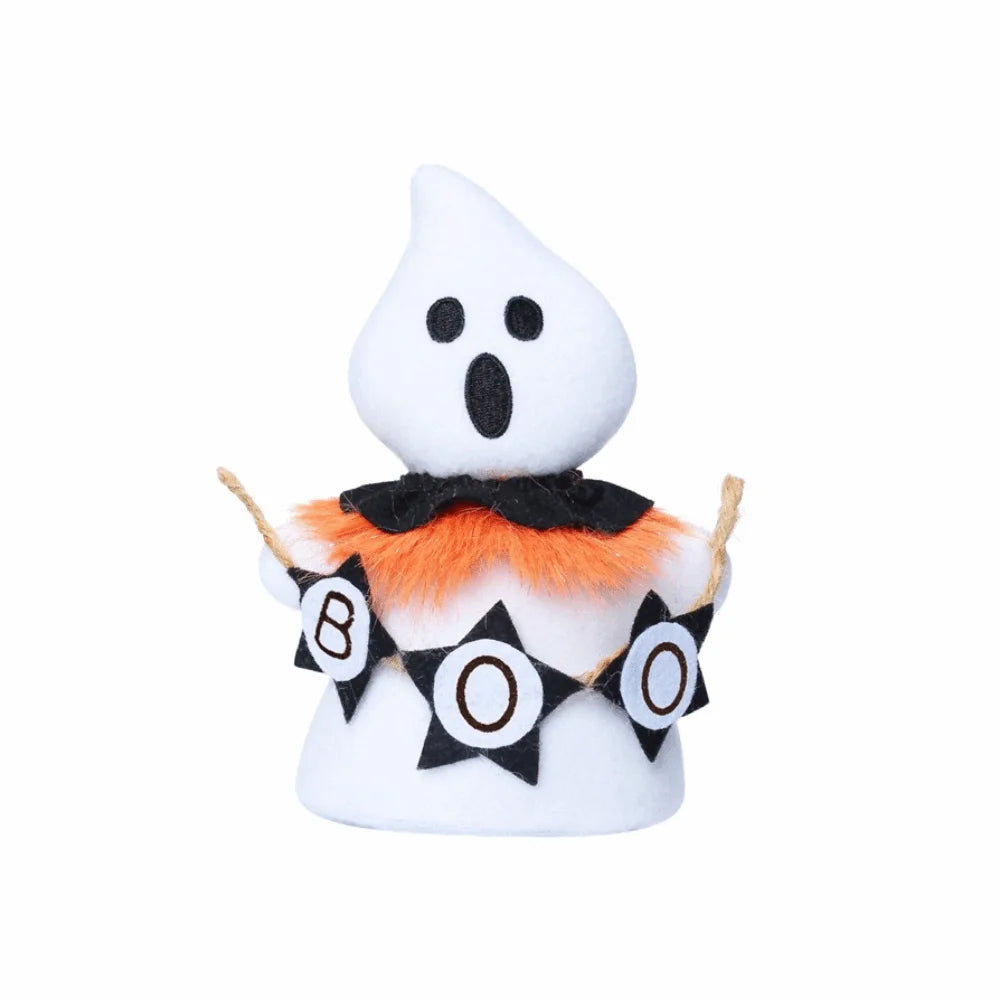Creative Funny Halloween Ghost Doll Handicraft Soft Scary Ghost Doll Cartoon Spooky Doll Ghost Festival Decor