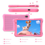 PRITOM 10 inch Kids Tablet Android 12 Tabletas 32GB, Quad-Core, 6000mAh, Large HD IPS Display, WiFi 6, Dual Camera, Bluetooth,