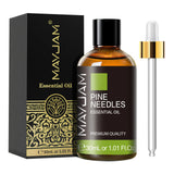 MAYJAM 1PCS 30ML Huile Essentielle d'Aromathérapie Lavande Vanille Jasmin Eucalyptus Menthe Poivrée Huile Aromatique pour Diffuseur Bougie Savon