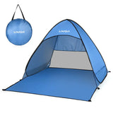 Tienda de campaña automática emergente para playa Lixada, ligera, para exteriores, con protección UV, para acampar y pescar, refugio solar tipo cabaña