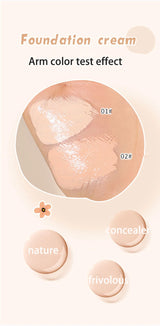Base de maquillaje en mousse, crema, cojín, compacta, hidratante, duradera, resistente al agua, corrector, alta cobertura, base de maquillaje coreana.