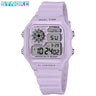 SYNOKE Digital Watches Lady Sports Luminous Multifunction Waterproof Chrono Wristwatch Outdoor Girls Fashion Student Watch New - Lootquake