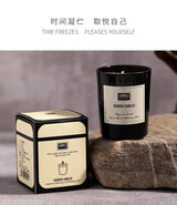 1 vela de aromaterapia con aroma a planta europea moderna para sala de estar, dormitorio, purificación del aire, fragancia duradera, decoración de vasos.