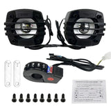 Haut-parleur Bluetooth pour moto, système audio HiFi universel 12-80 V, résistant aux intempéries, pour guidon