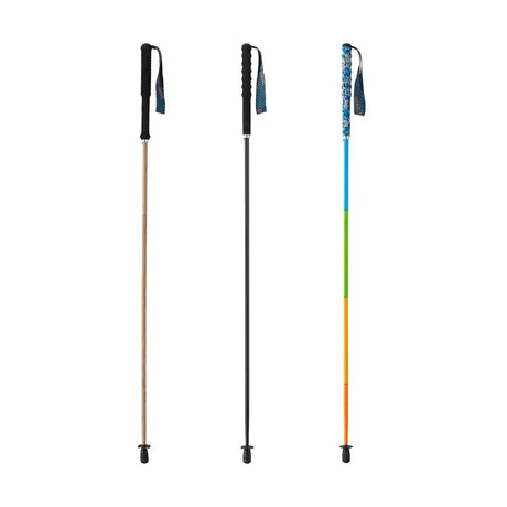 110g Ultra Light Weight Trekking Poles Folding Hiking Sticks Portable Carbon Fiber Collapsible Nordic Walking Cane Sticks Bags - Lootquake