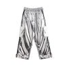 Girls Jazz Dance Hip Hop Outfit Child Model Catwalk Stage Dance Show Costume Black Navel Top White Trousers - Lootquake