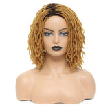 10" Ombre Dreadlock Wig | Sister Locs | Faux Locs Crochet Braids | Synthetic Twist Hair