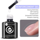 UR SUGAR Blue Color Rubber Base Gel Nail Polish Gold Glitter Base Gel Top Coat Soak Off UV LED Gel Nail Art Varnish Manicure