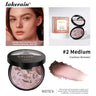 Matte Face Foundation Bronzer Pressed Powder Compact Long Lasting Oil Control Translucent Loose Setting Powder For Face Makeup