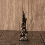 Estatua religiosa del Arcángel Miguel, 5.12 pulgadas, escultura de batalla de Miguel, coleccionable religioso para decoración del hogar