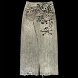 2024 New American Trend Retro Hip-hop Embroidery Pattern Baggy Jeans For Men And Women Y2K Harajuku Gothic Wide Pants Streetwear - Lootquake