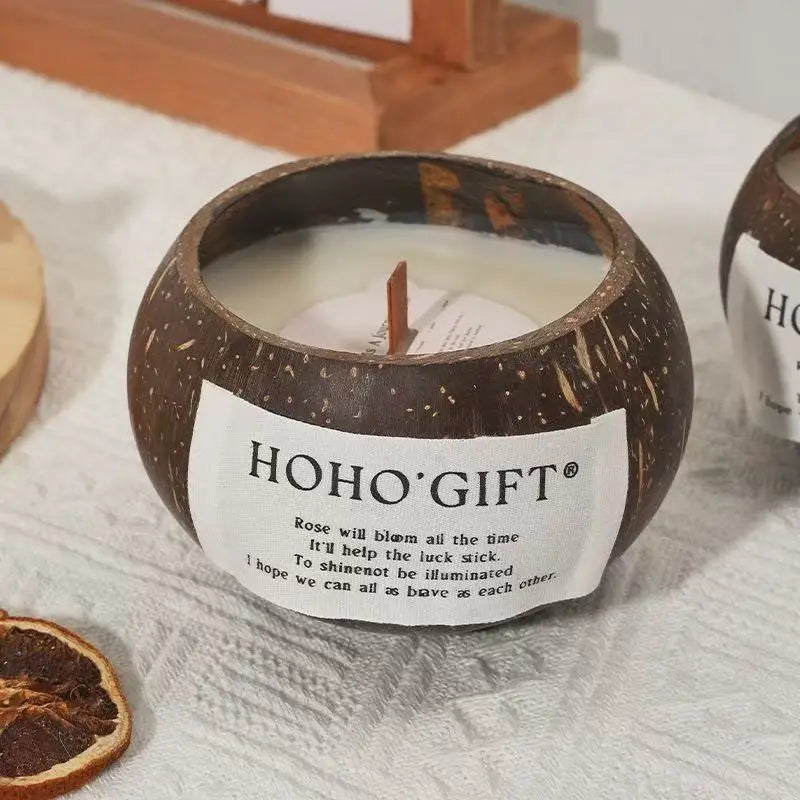 Bougies parfumées à la noix de coco, bougies d'ambiance au parfum avancé, décoration de chambre à coucher, souvenir créatif, cadeau d'anniversaire
