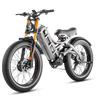 Bicicleta eléctrica Romeo Pro 2 2024, motor dual de 3000 W, batería de 52 V y 60 Ah, neumáticos anchos de 26" x 4.0", para montaña, nieve y todoterreno.