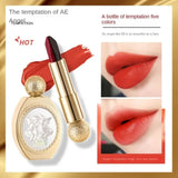 Matte 5Color Matte Lipstick Long-lasting Moisturize 5 in 1 Lip Gloss Not Fading Non Stick Cup Velvet Mist Lipstick Cosmetics Hot