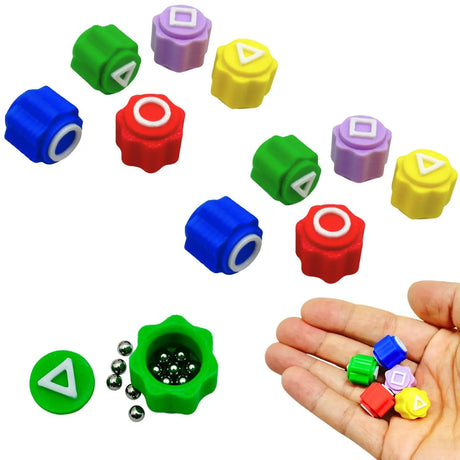 2 Packs 5pcs Real Weighted Gonggi Korean Game, Gonggi Game, Gonggi Stones, Gongii Game Toys Set, Gonggi Pack, Gongi Korean Games - Lootquake