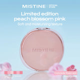 Crema hidratante en polvo Mistine Foundation Air Cushion con acabado natural y húmedo para pieles mixtas (13 g, 1 unidad)