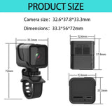 1080p High-definition Portable Sports Mini Camera With Hotspot Wifi Waterproof Camera, Motorcycle And Bicycle Driving Recorder