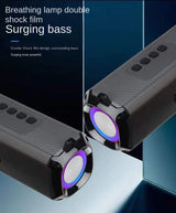 Altavoz Bluetooth portátil con audio de alta resolución, graves y agudos extendidos, altavoces inalámbricos HiFi de alta calidad y gran volumen.