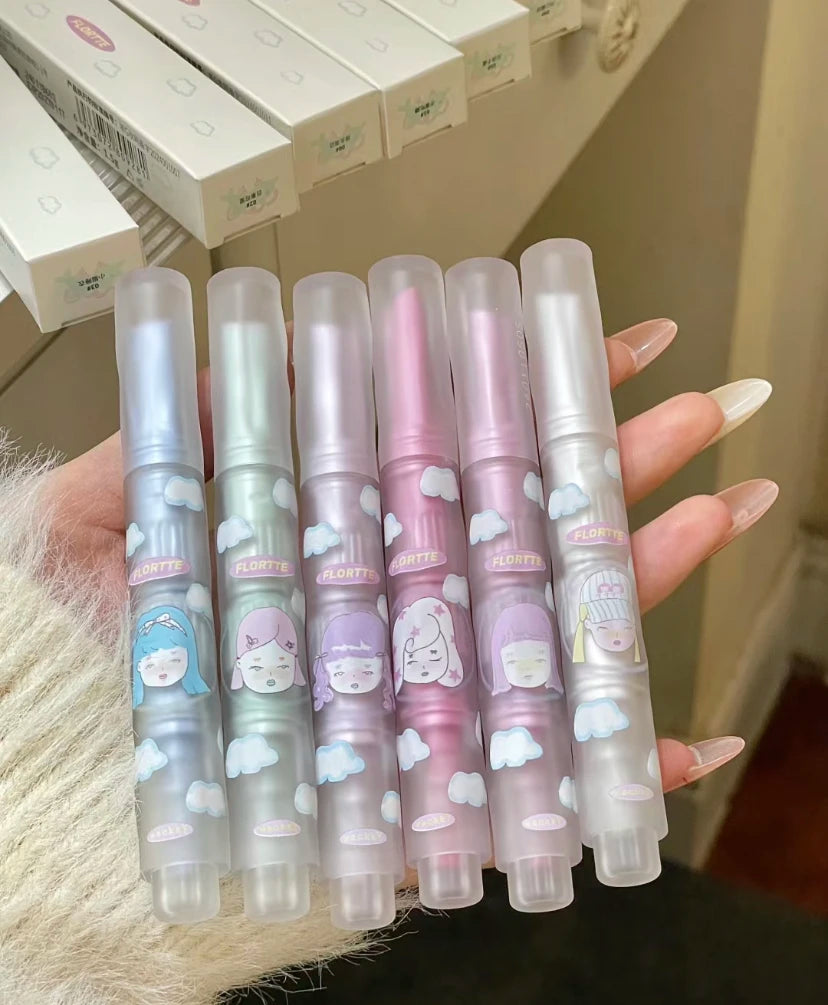 Flortte Wackky Lipstick Love Solid Labial Mucus Moisturizer Velvet Foggy Surface Long Lasting Lovely Girl