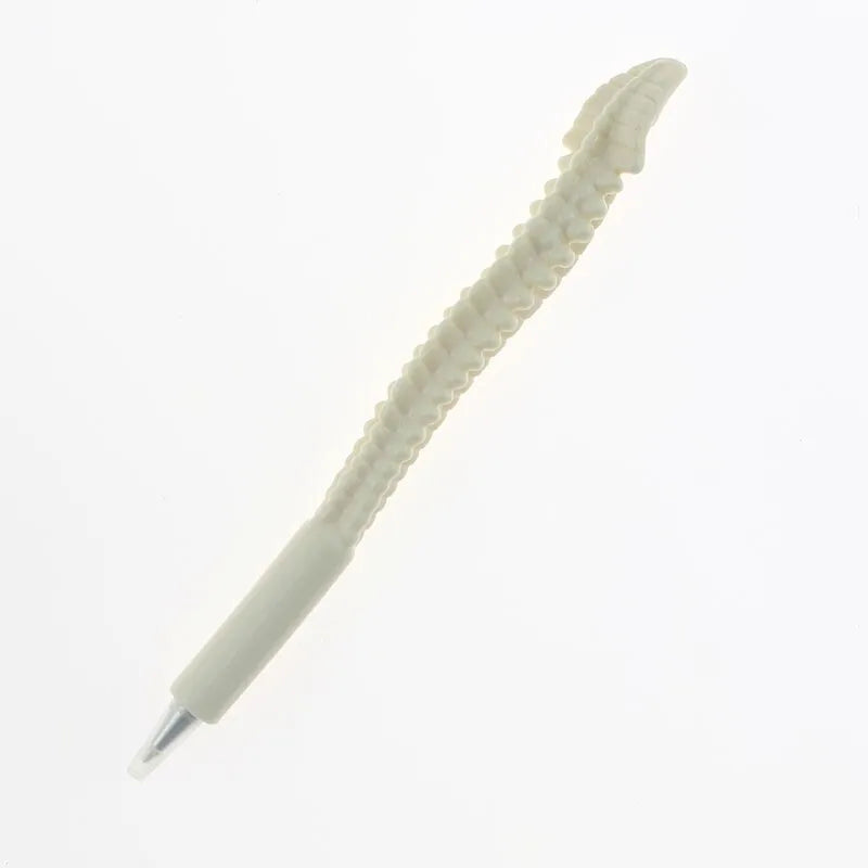 1 bolígrafo creativo Lytwtw's con forma de hueso humano, divertido material escolar y de oficina, regalo novedoso, recompensa, bonito recambio Kawaii.