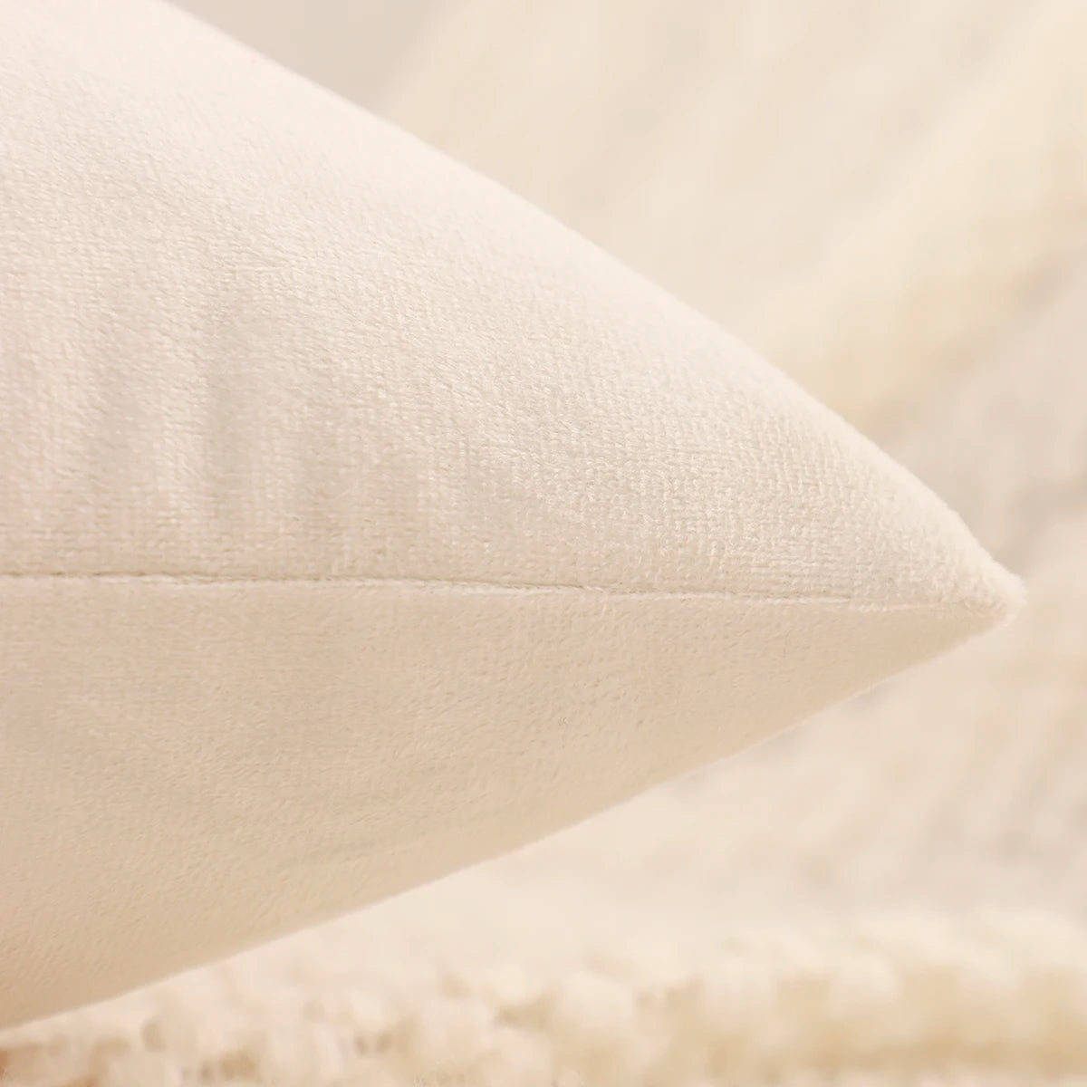 1 funda de almohada navideña con diseño de ciervo, guantes bordados de terciopelo, decoración navideña para sala de estar.