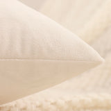 1 funda de almohada navideña con diseño de ciervo, guantes bordados de terciopelo, decoración navideña para sala de estar.