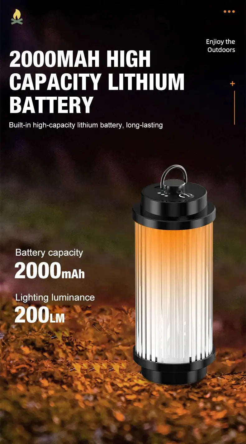 3000mAh 38-KT 38 Light 38 Explore USB Rechargeable Camping Lanterns Outdoor Tent lamp Powerful Mini LED Flashlights Camp Light - Lootquake