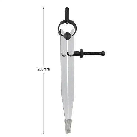 Adjustable Leather Compass Lockable Carbon Steel Divider Wing Creaser DIY Leathercraft Rotating Line Scribing Gauge Caliper Tool - Lootquake