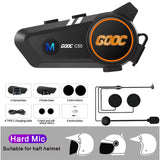 Auriculares inalámbricos Bluetooth 5.3 para casco, manos libres, para motocicleta, impermeables, reproductor de música MP3 y altavoz