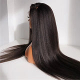 250% Density Light Yaki Straight 13x6 HD Lace Frontal Human Hair Wig