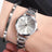 2pcs Set Watch Luxury Women Simple Dial Hollow Strap Fashion Gold Bracelet Quartz Wristwatch Student Ladies Watches Reloj Mujer - Lootquake