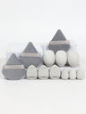 12 Piece All Purpose Makeup Sponge Set with Loose Powder Puffs Mini Air Cushion Puffs Beauty Eggs and Mini Beauty Sponges