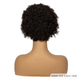 350# Ginger Orange Synthetic Knotless Braided Wig | 13x4 Transparent Lace Front Short Afro Kinky Curly Braids
