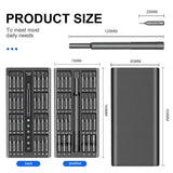 63 in 1 Precision Screwdriver Set Home Hand Repair Tool Kit Magnetic Phillips Drill Bits for iPhone Xiaomi Camera Glasses Watch - Lootquake