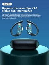 Auriculares inalámbricos Bluetooth A520 con sonido HD, estéreo, universales, con luz táctil, mini tapones para los oídos de alta calidad y antisudor.