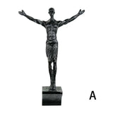 Escultura de resina de atleta moderna y sencilla para Navidad de 2024, escultura creativa de hombre escalador, escultura de pared acabada a mano para arte mural.