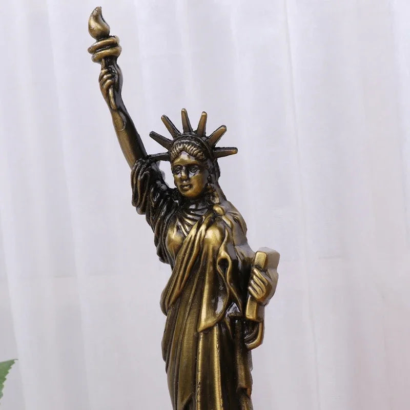 USA Landmarks Statue of Metal Model Desk Decoration Gadget Craft Gift