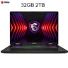 Portátil MSI Sword 17 HX 2024 de 17 pulgadas, pantalla IPS 2.5K QHD de 240 Hz, netbook i7-14700HX, 16 GB, 1 TB SSD, RTX4060, para juegos