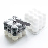 Molde para velas navideñas, hecho a mano, de silicona 3D, para jabón, velas aromáticas, decoración del hogar