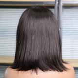 10-16 inch Short Straight Bob Wig | Brazilian Remy Human Hair | 13x4 Lace Frontal | Natural Looking | Ready to Wear