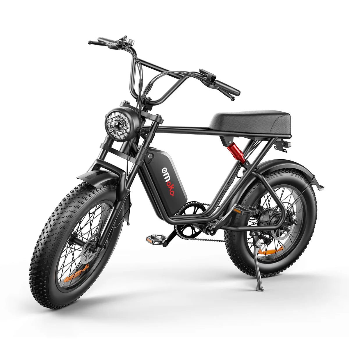 Bicicleta eléctrica para adultos Emoko C91, 1000 W x 2, batería de 48 V 23 Ah, bicicleta de montaña eléctrica con neumáticos anchos de 20 pulgadas.
