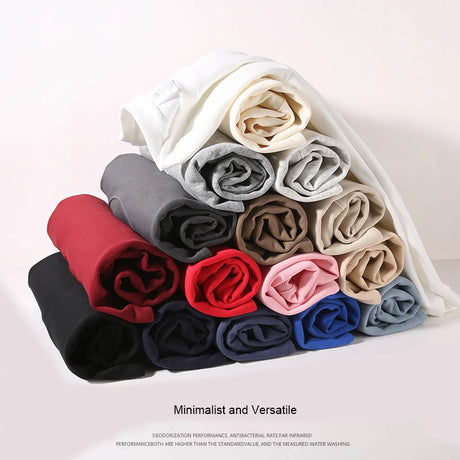 Solid Colors Men's Crewneck Sweatshirt,Cotton-blend Pullover - Lootquake